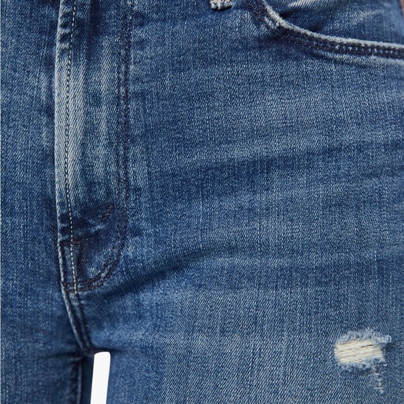 Mother The Mid Rise Dazzler Ankle Fray Weekend Warrior Straight Leg Sz 26 - Picture 16 of 16